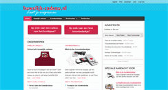 Desktop Screenshot of huwelijk-cadeau.nl